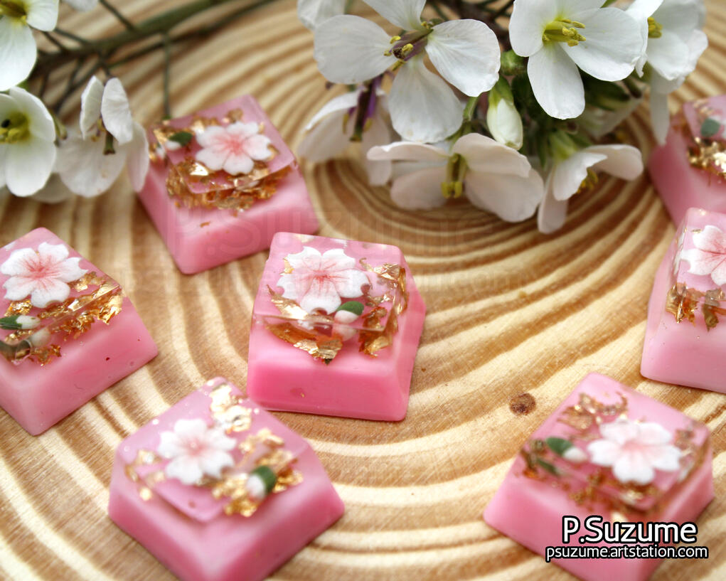 Sakura Keycaps