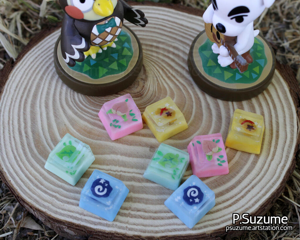 Animal crossing keycaps
