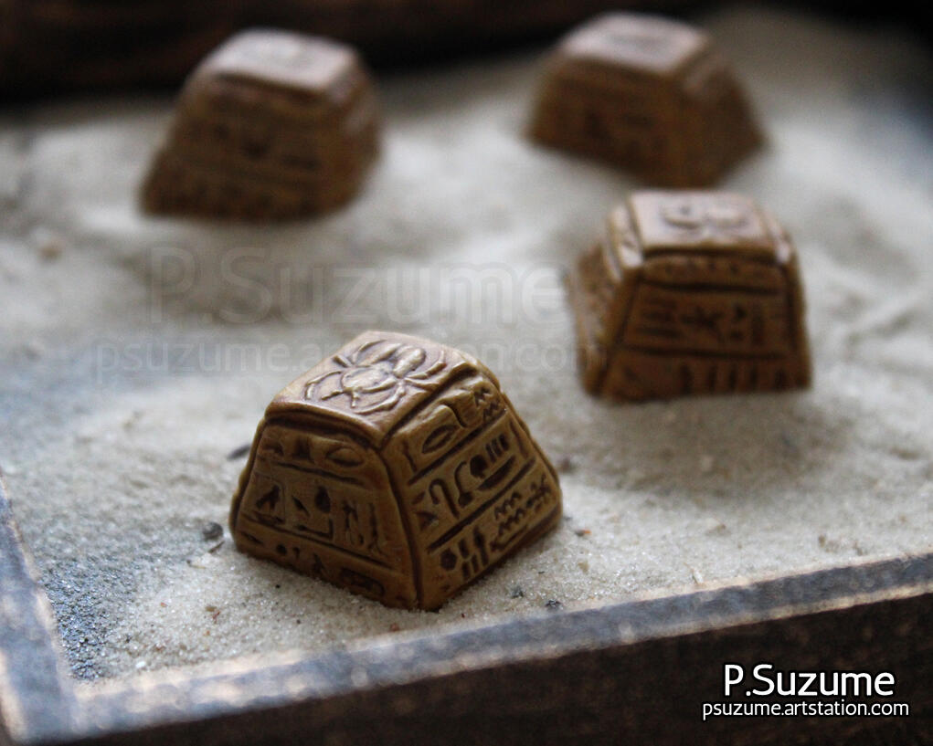 Hieroglyph keycaps